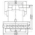 Moteur d&#39;aspirateur sec et humide à ventilateur unique